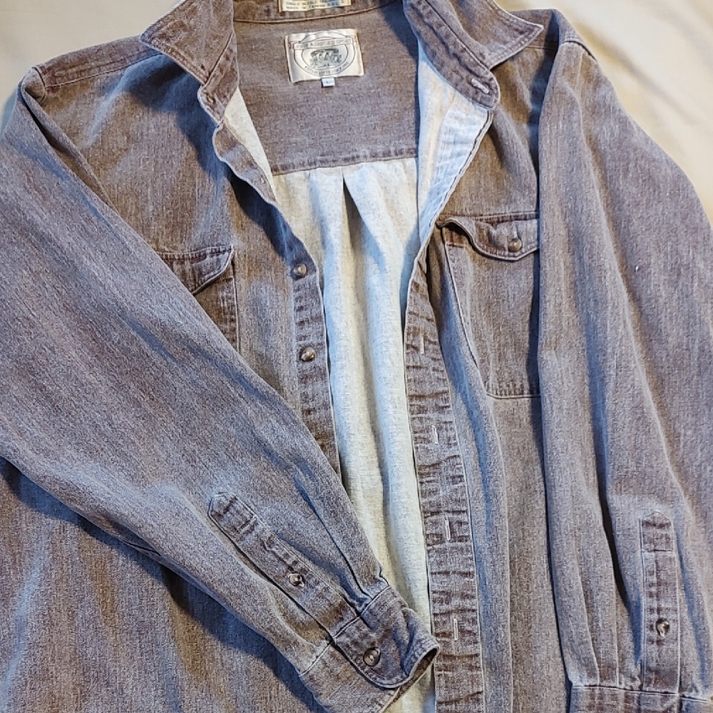 John Ashford Gray Button Down Shirt